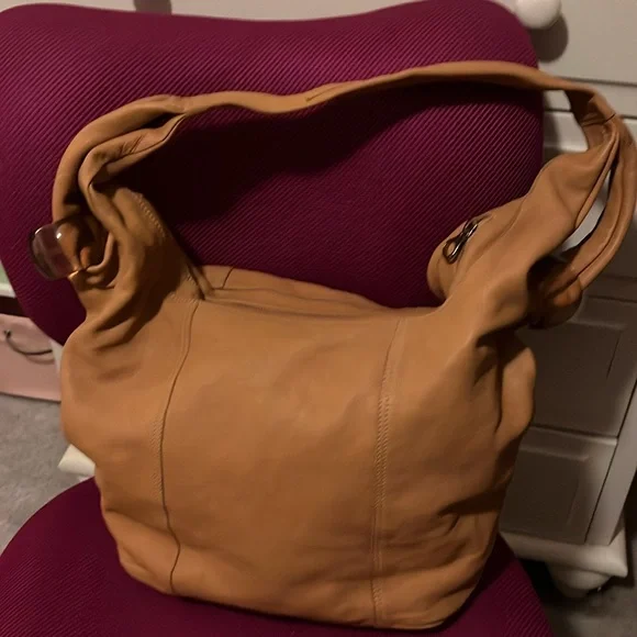 See by Chloe tan Ring Around hobo lambskin shoulder bag. VGUC, dustbag included - Picture 4 of 15